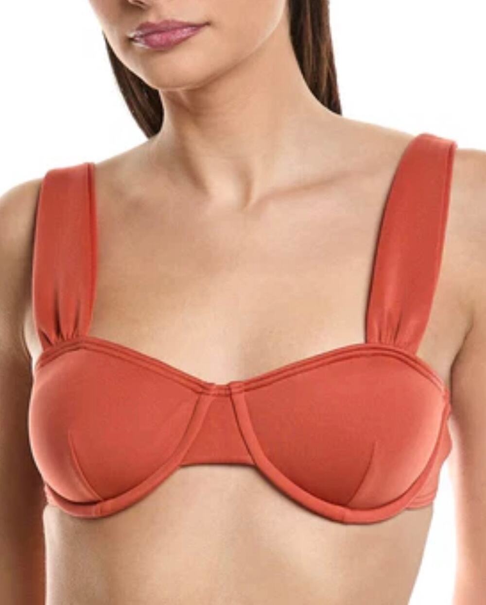 Vince Camuto Cinnabar Underwire Bikini Top M NWT